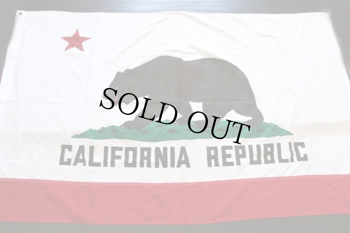 画像2: CALIFORNIA REPUBLIC カリフォルニア州旗 フラッグ (2)