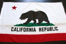 画像2: CALIFORNIA REPUBLIC カリフォルニア州旗 フラッグ (2)