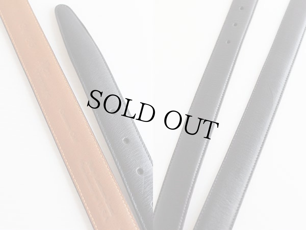 画像3: USA製 Allen Edmondsアレンエドモンズ レザーベルト 黒 34★731 (3)