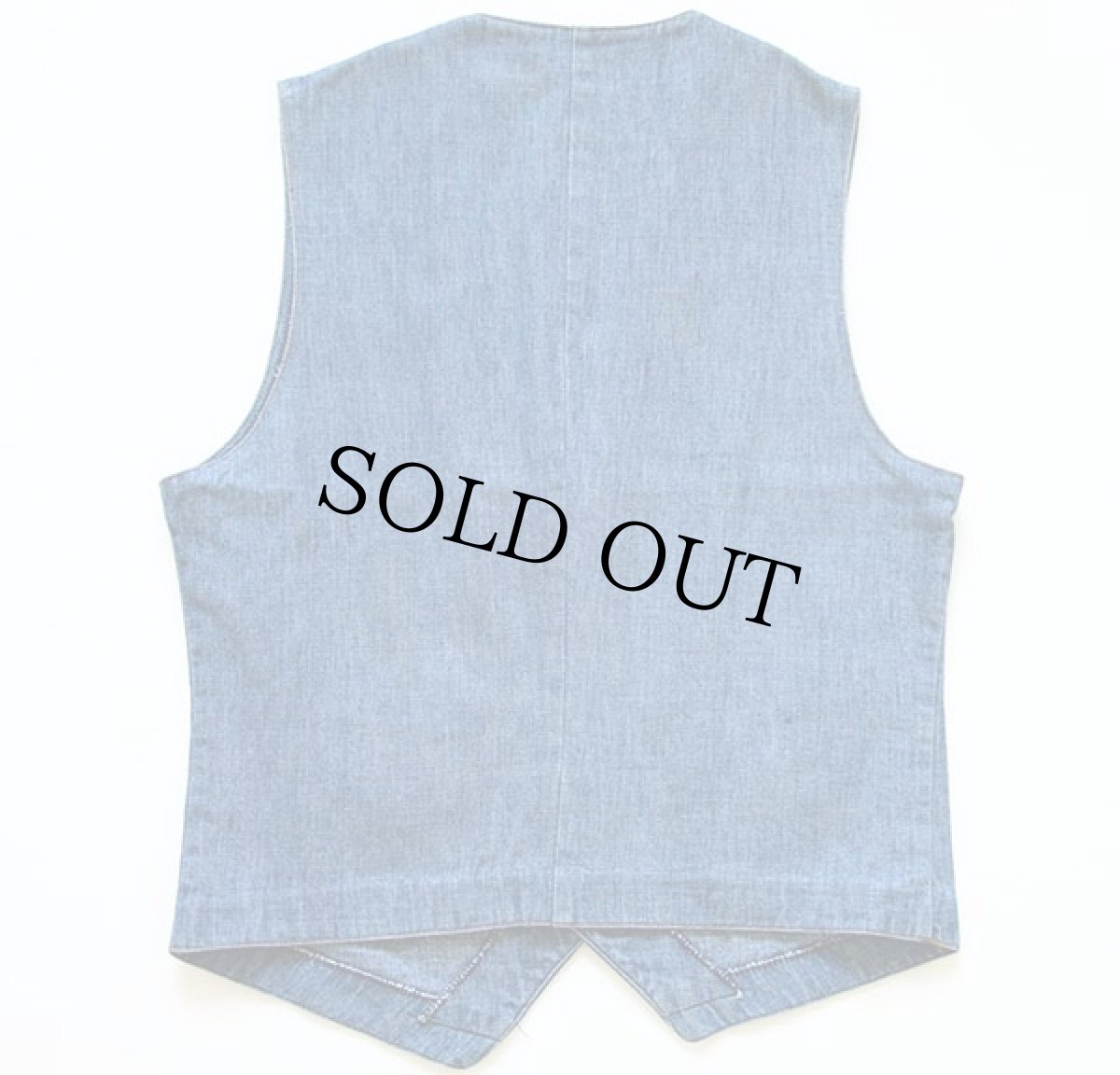 画像2: 70s Levi'sリーバイスPanatela デニムベスト S (2)