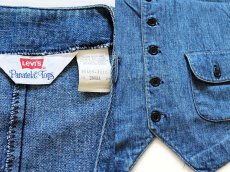 画像3: 70s Levi'sリーバイスPanatela デニムベスト S (3)