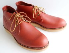 画像1: デッドストック★USA製 REDWINGレッドウイング 8595 チャッカブーツ 赤茶 8 (1)