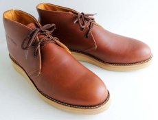 画像1: デッドストック★USA製 REDWINGレッドウイング 595 チャッカブーツ 茶 10 (1)