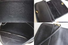 画像3: USA製COACHオールド コーチ レザー ショルダーバッグ 黒★310 (3)