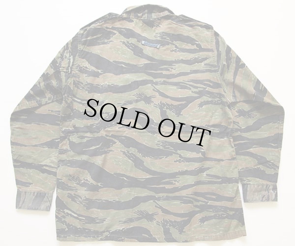 画像2: 70s タイガーカモ コットンジャケット L (2)