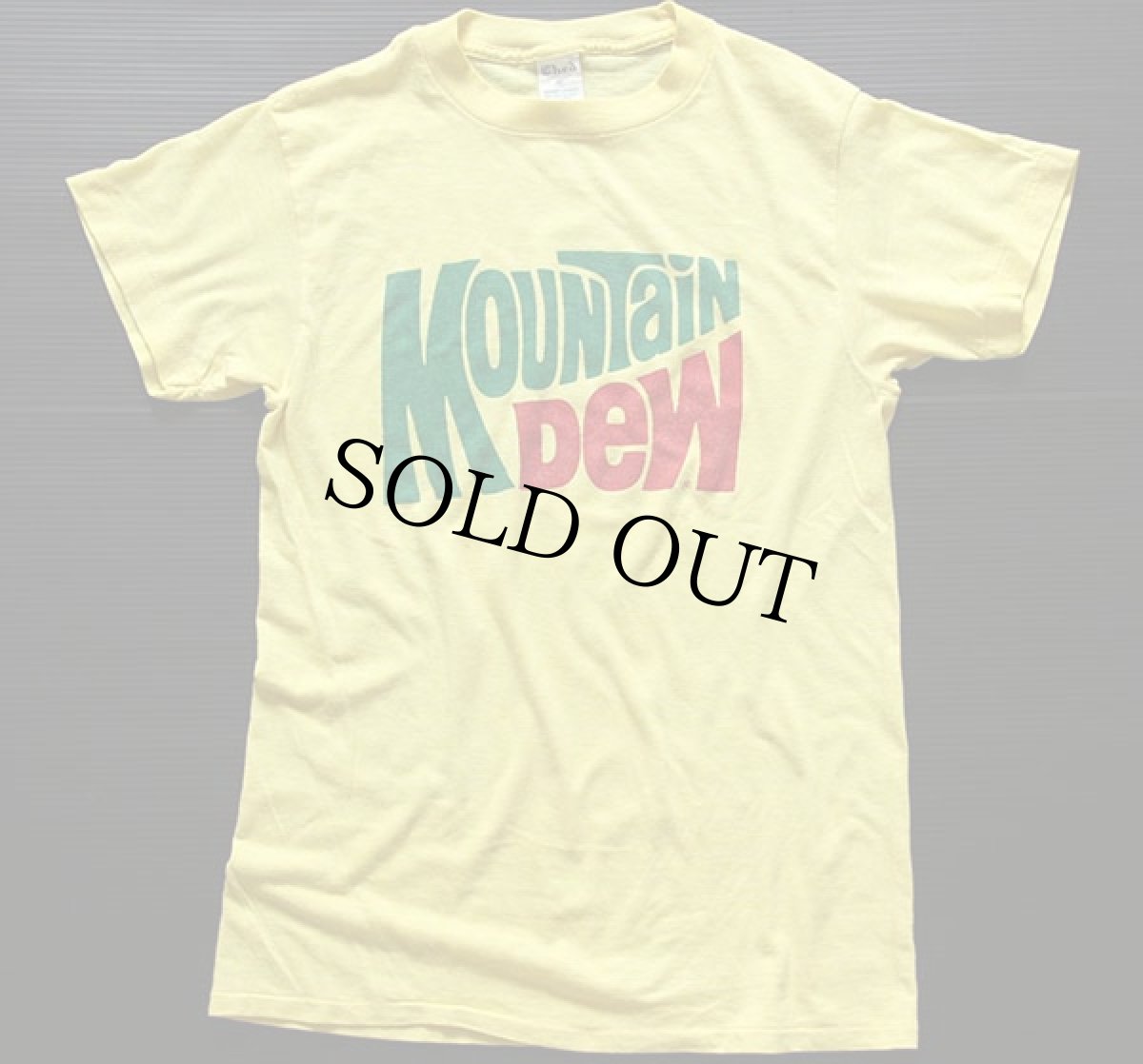 画像2: 80s USA製 Mountain Dew マウンテンデュー Tシャツ 黄 M (2)