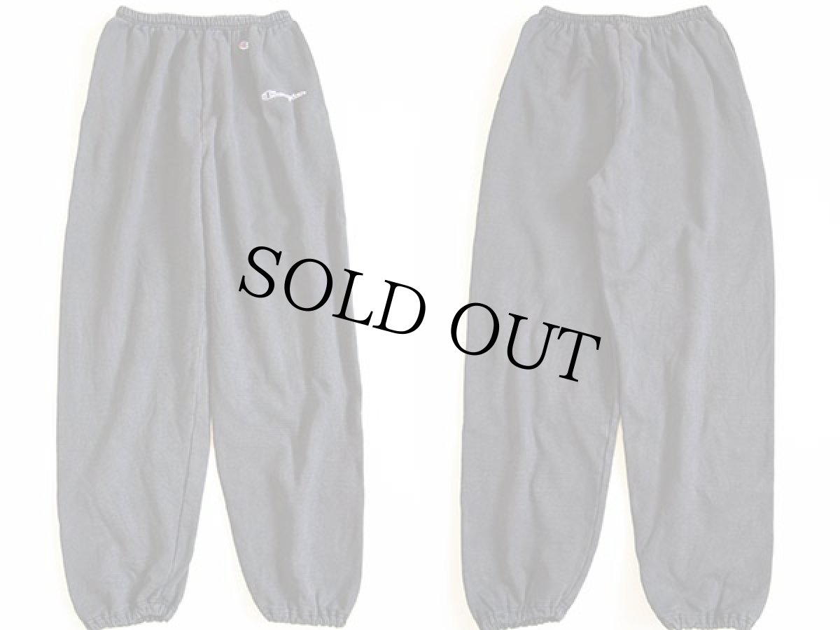 画像2: 90s USA製 Championチャンピオン リバースウィーブ スウェットパンツ 黒 (2)