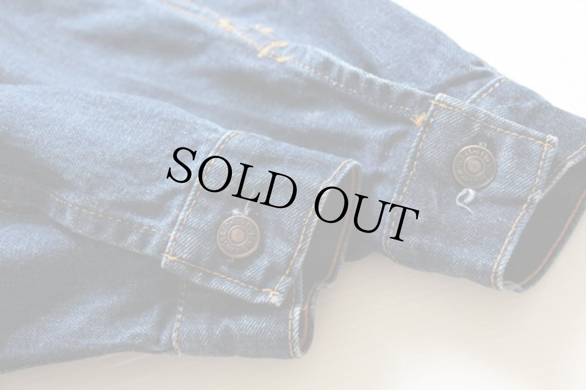 画像6: 60s USA製 LEVI'Sリーバイス 70505 BIGE デニムジャケット 36 (6)