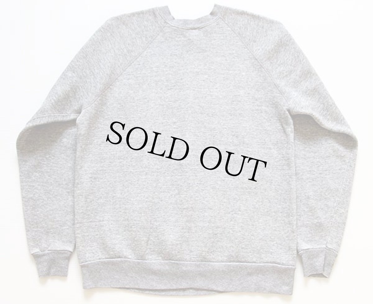 画像2: 80s USA製 ARTEX U.N.D. スヌーピー フットボール スウェット 杢グレー XL (2)