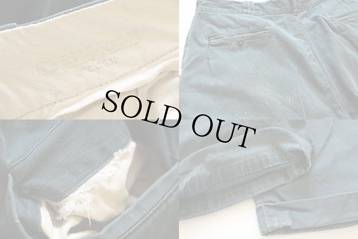 画像3: 60s OSHKOSH B'GOSH ワークパンツ 緑 w35 (3)