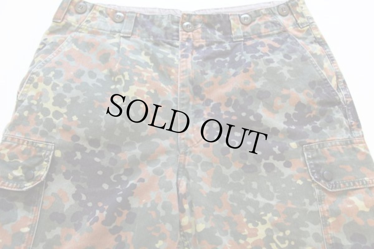 画像2: 90s ドイツ軍 フレクターカモ カーゴパンツ w34 (2)