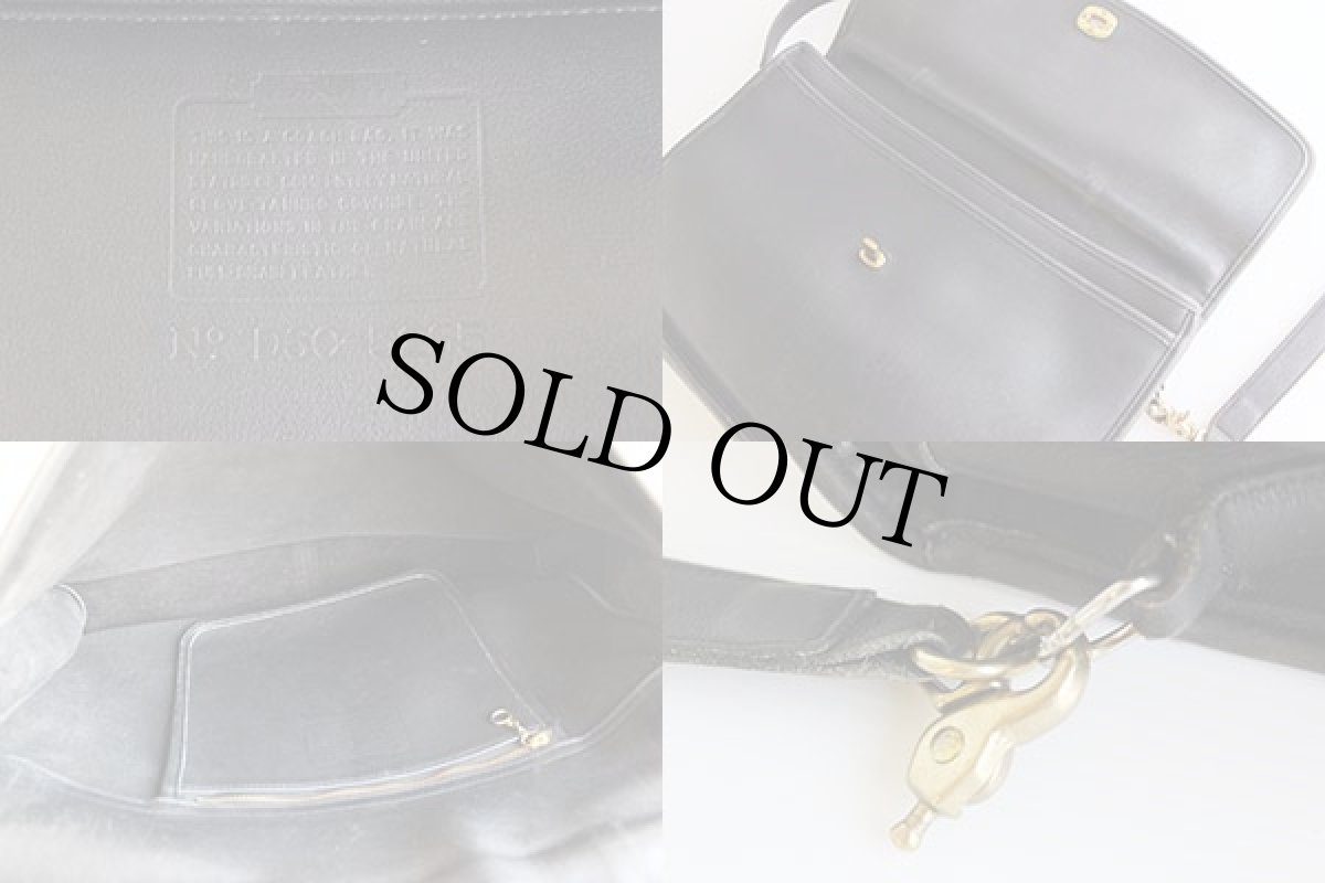 画像3: USA製 COACH オールド コーチ 2WAY レザー ブリーフケース 黒★5265 (3)