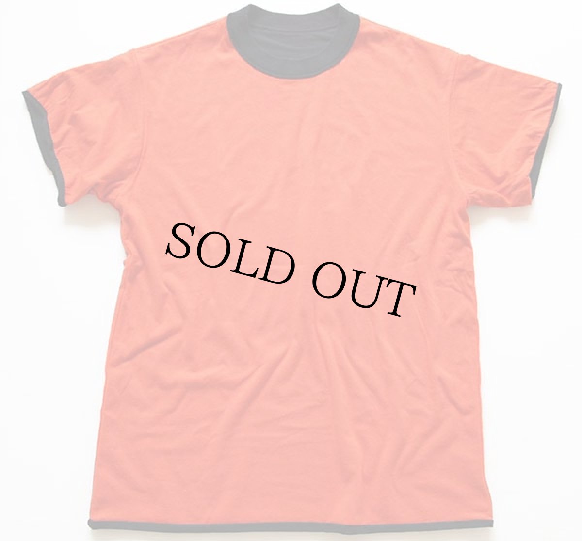 画像2: 80s PENNSBURY三段中抜き リバーシブルTシャツ 黒×オレンジ (2)