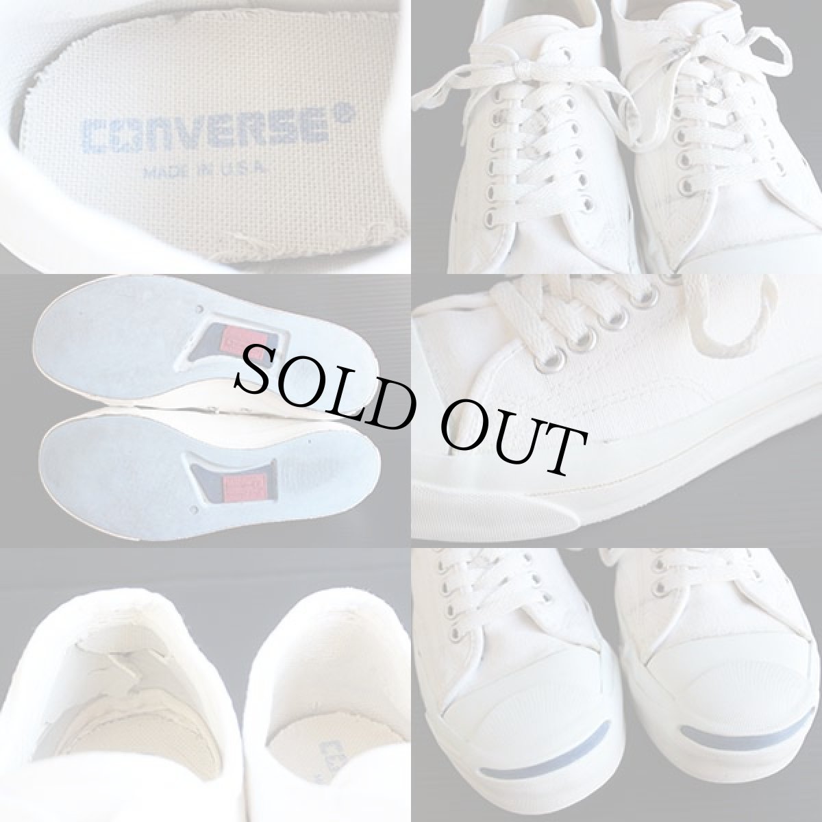 画像3: 90s USA製 CONVERSEコンバース ジャックパーセル 白 (3)