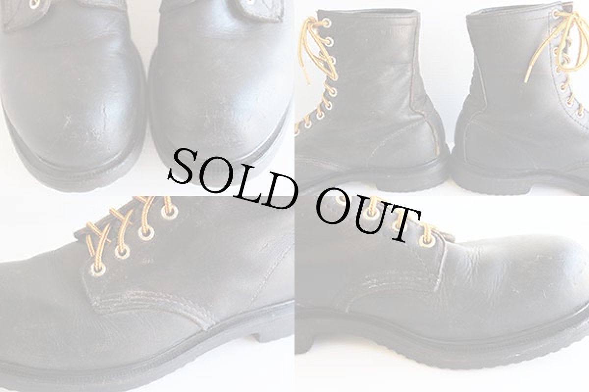 画像3: 80s USA製 REDWINGレッドウイング ワークブーツ 黒 8.5D (3)