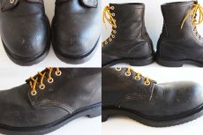 画像3: 80s USA製 REDWINGレッドウイング ワークブーツ 黒 8.5D (3)