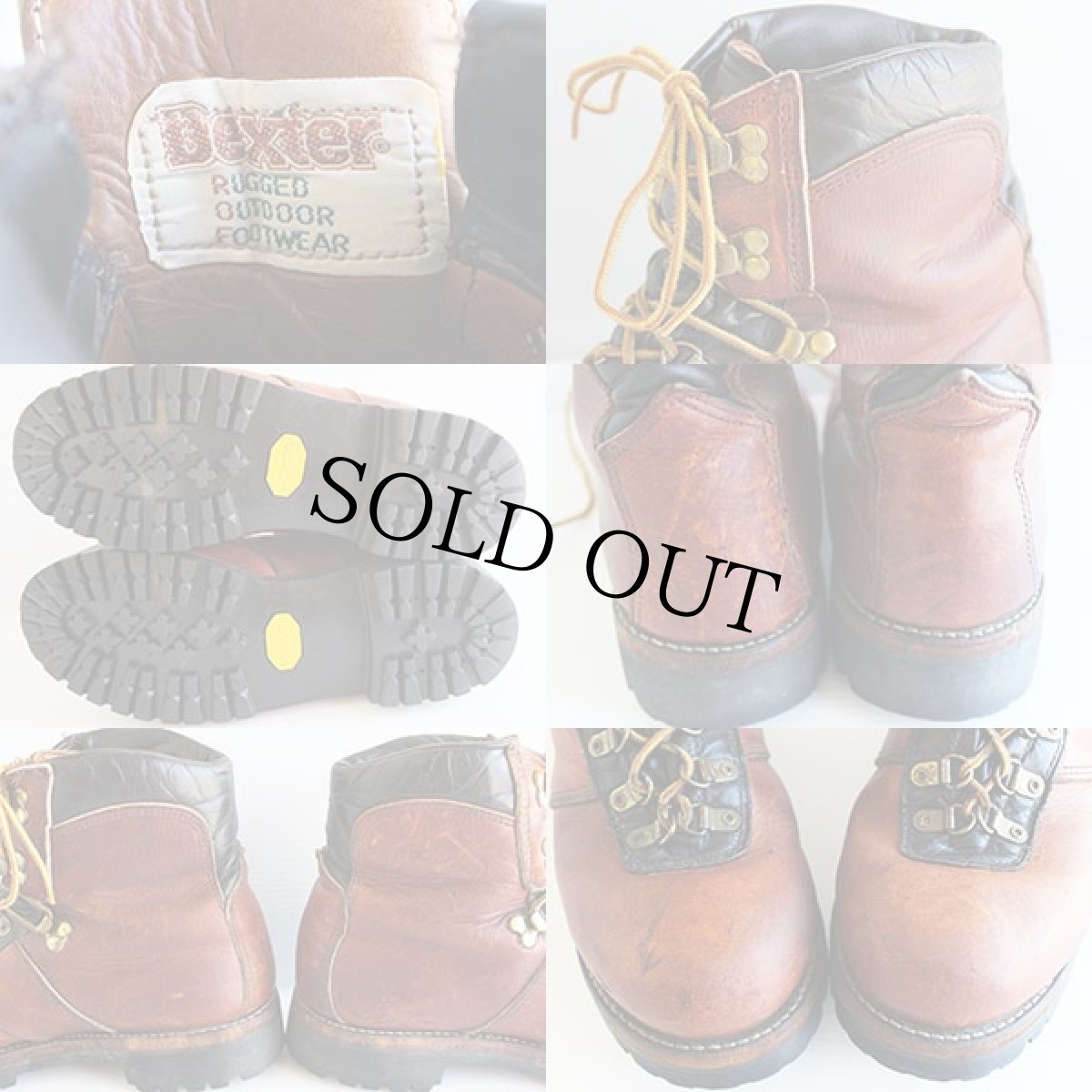 画像3: 80s Dexter ツートン マウンテンブーツ 8.5M (3)