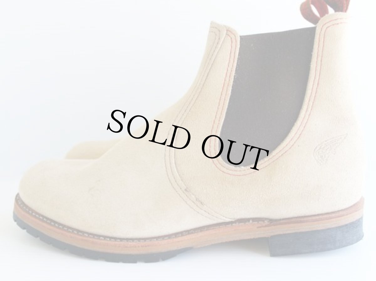 画像2: デッドストック★USA製 REDWINGレッドウイング 2919 スエード サイドゴアブーツ 7.5D (2)