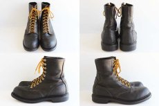 画像2: 80s USA製 REDWINGレッドウイング ワークブーツ 黒 8.5D (2)