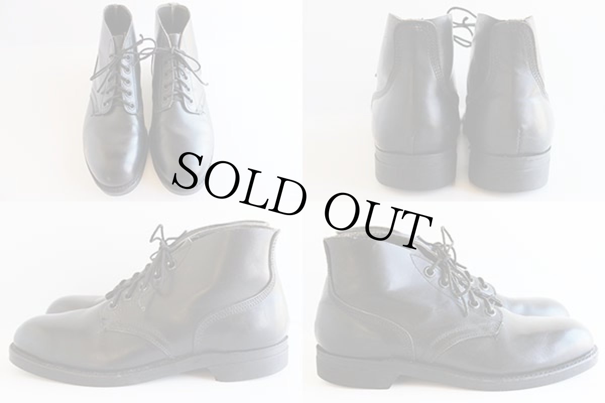 画像2: 70s 米軍 スチールトゥ チャッカブーツ 黒 10R (2)