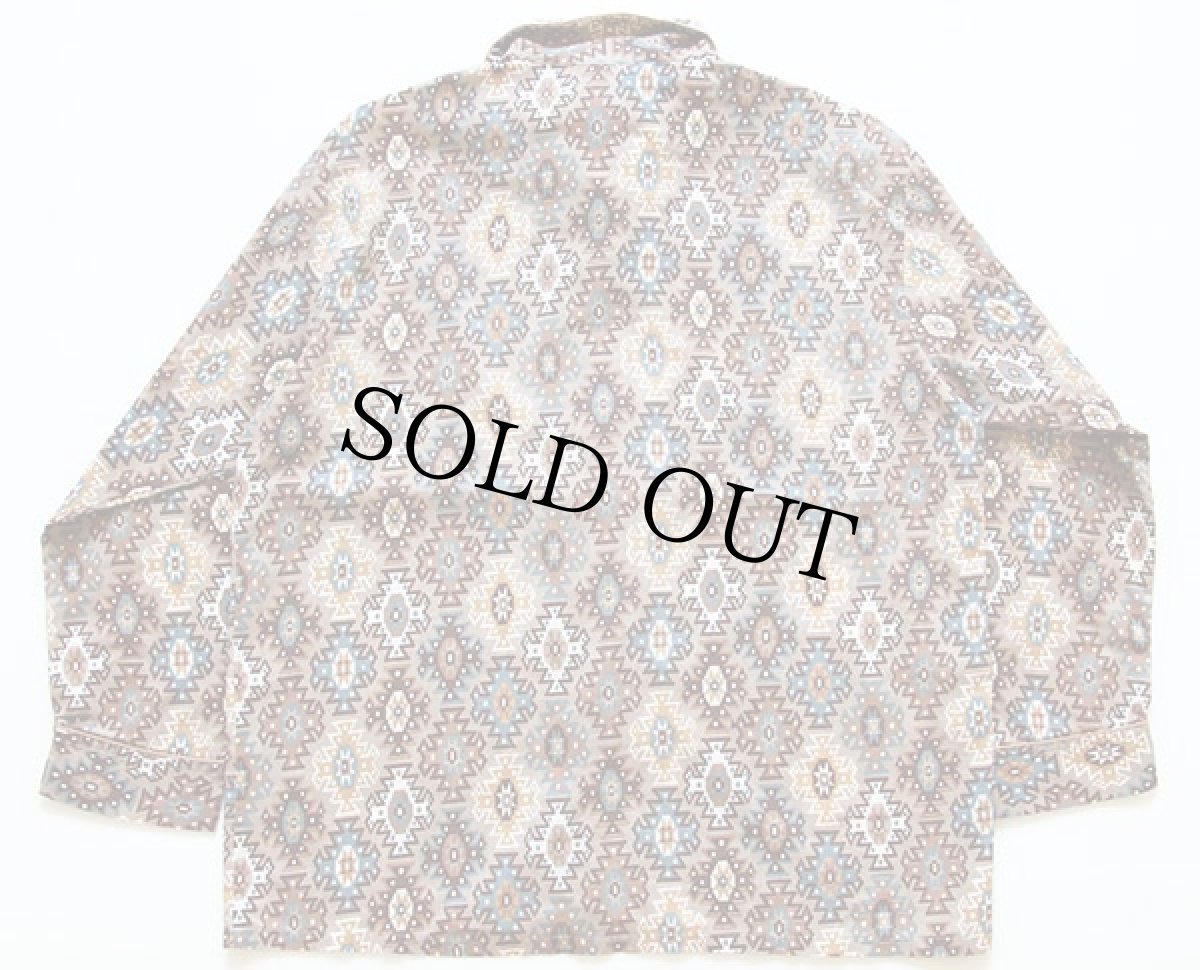 画像2: 70s Kmart ネイティブ柄 パジャマシャツ (2)