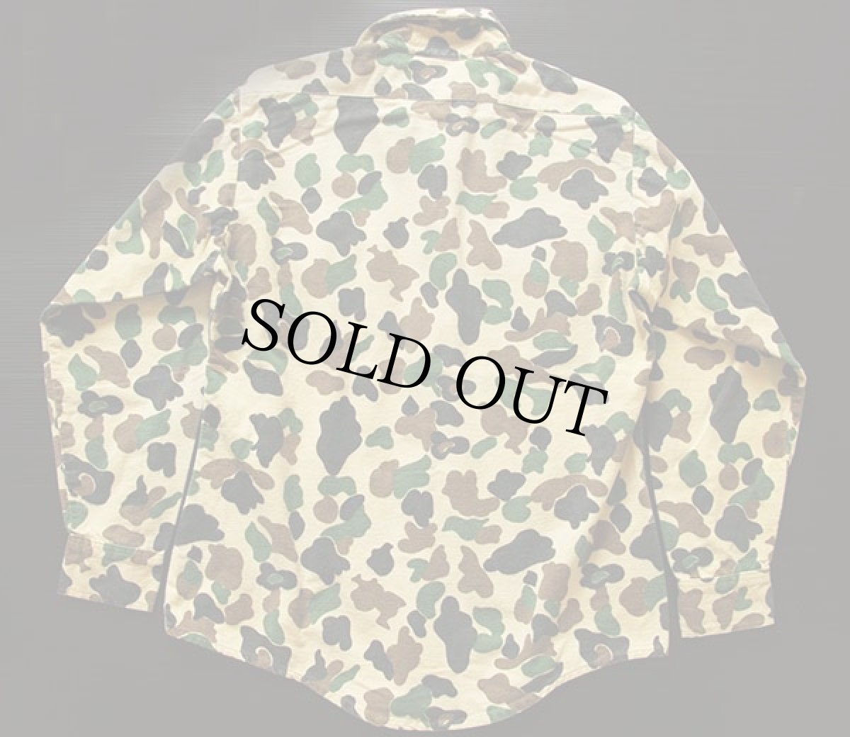 画像2: 70s Duxbak ダックハンターカモ シャモアクロスシャツ M (2)