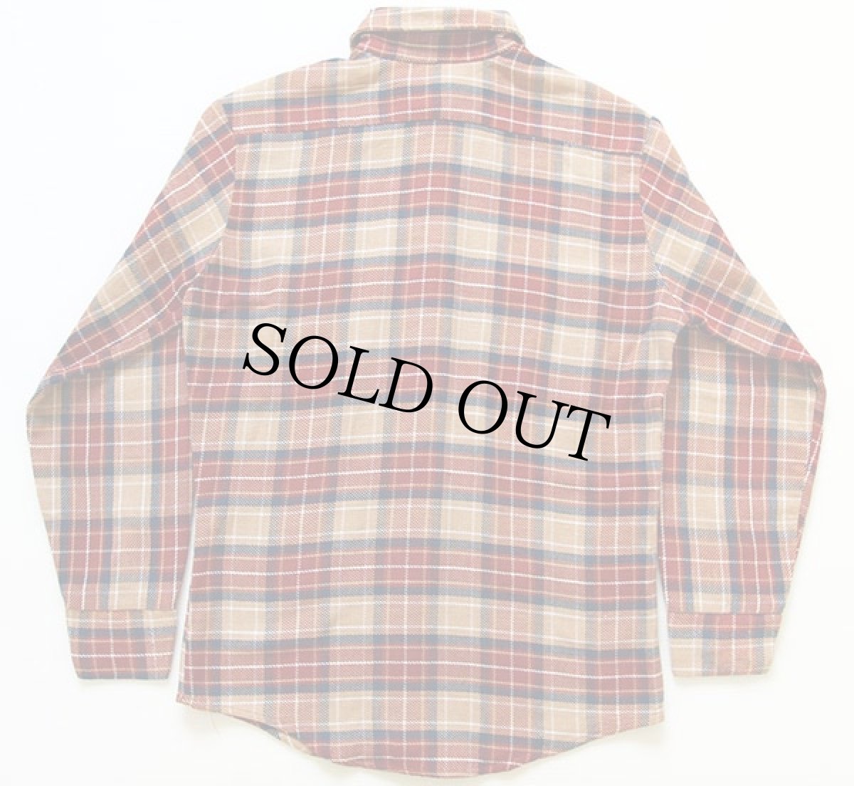 画像2: 70s JCPenney BIGMACビッグマック チェック フランネルシャツ M (2)