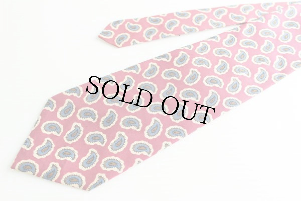 画像2: 90s USA製 ポロ ラルフローレン ペイズリー 総柄 シルク ネクタイ (2)