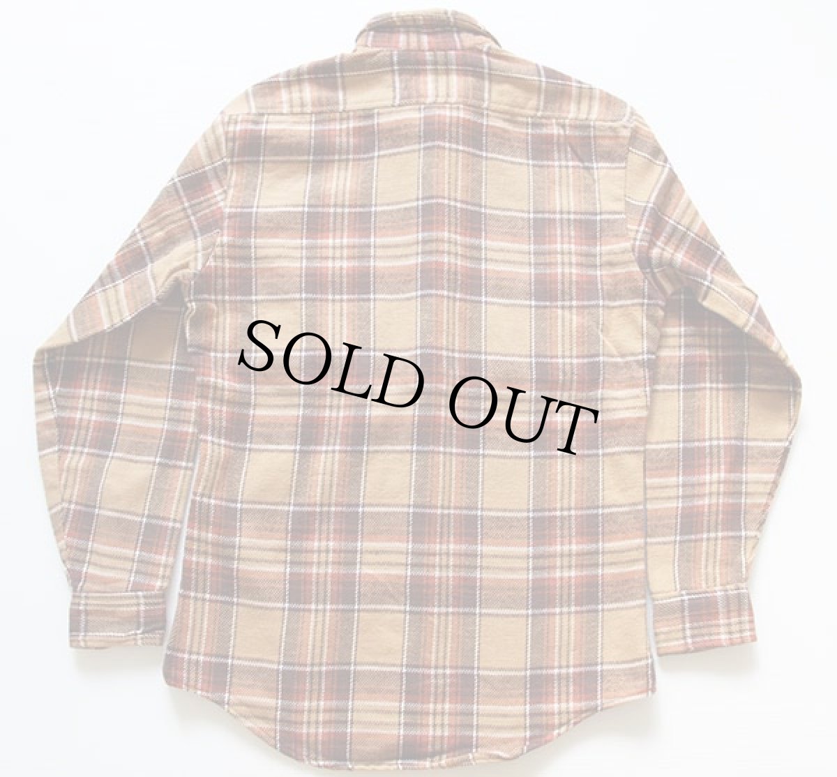 画像2: 70s JCPenney BIGMACビッグマック チェック コットン フランネルシャツ S (2)