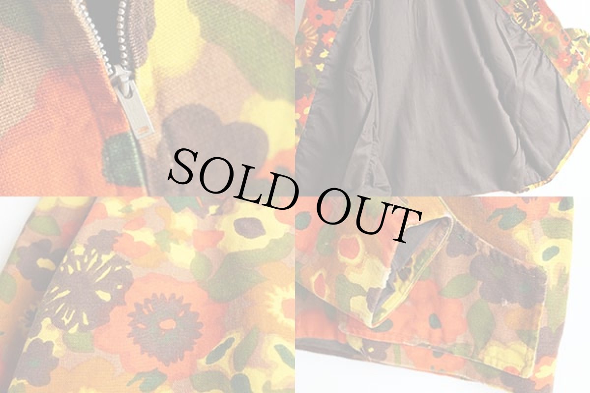 画像3: 70s 花柄 コットンジャケット (3)