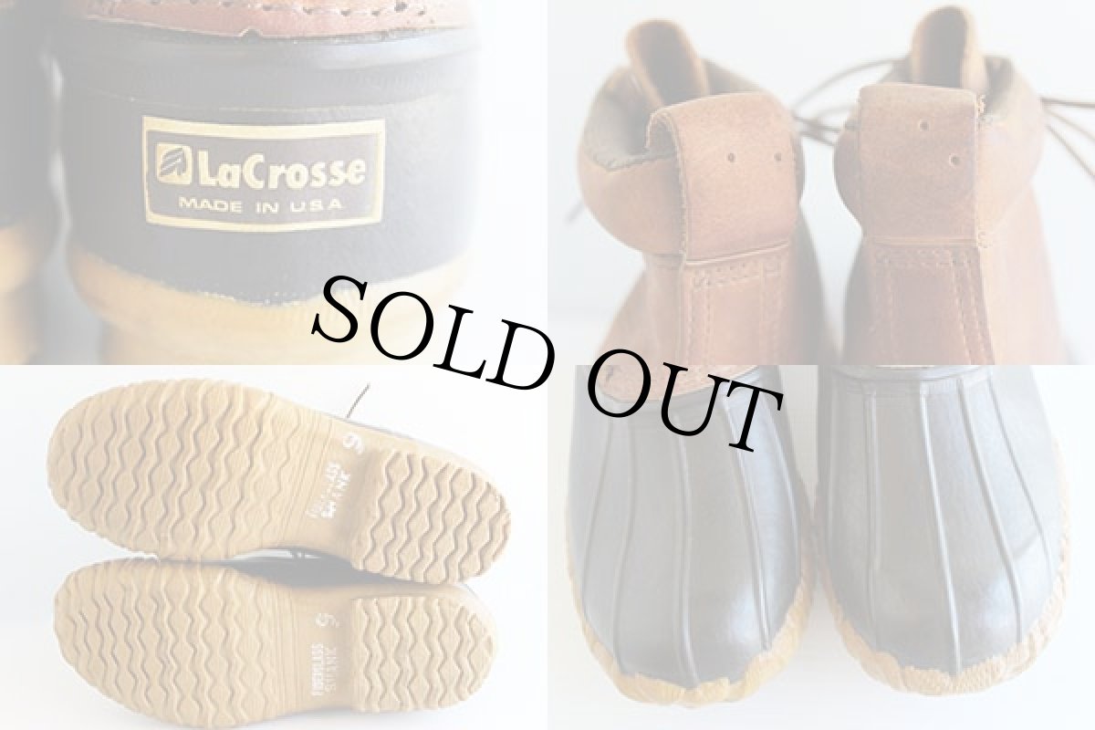 画像3: USA製 LaCrosseラクロス 5ホール ガムシューズ 9★ビーンブーツ (3)