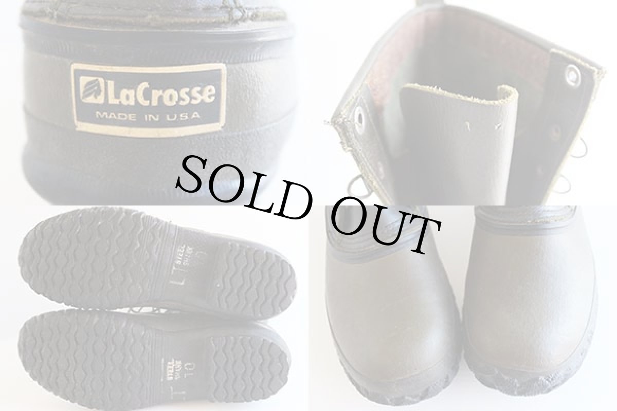 画像3: USA製 LaCrosseラクロス レザー ガムシューズ 10★ビーンブーツ (3)