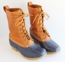 画像1: L.L.Bean 8ホール ビーンブーツ 紺 24.5 (1)