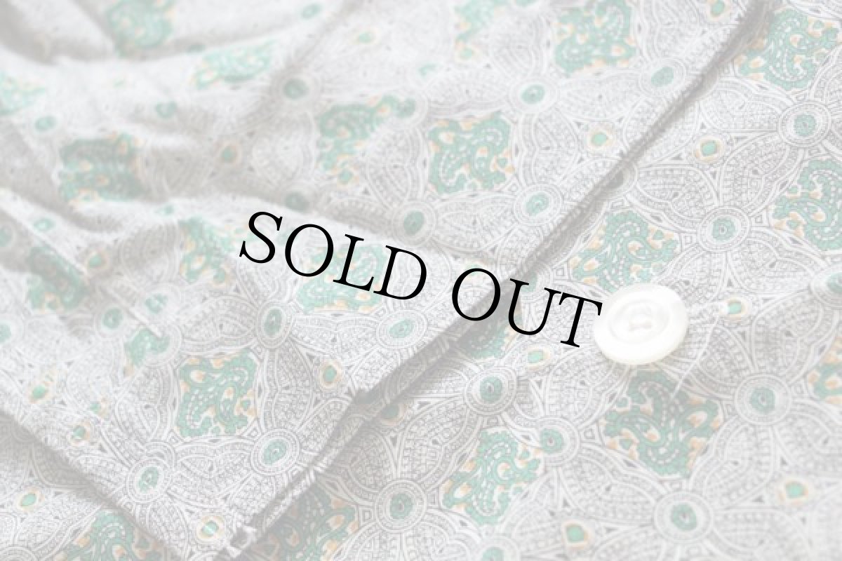 画像5: デッドストック★60s VAN HEUSEN 総柄 パジャマ シャツ&パンツ セット (5)