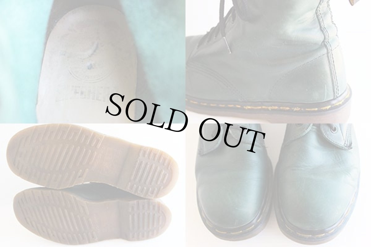 画像3: 英国製 DR.MARTENSドクターマーチン×SKECHERS 8ホールブーツ 緑 UK9 (3)