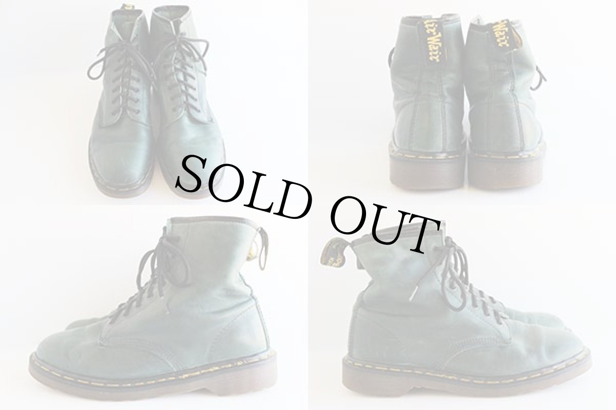 画像2: 英国製 DR.MARTENSドクターマーチン×SKECHERS 8ホールブーツ 緑 UK9 (2)