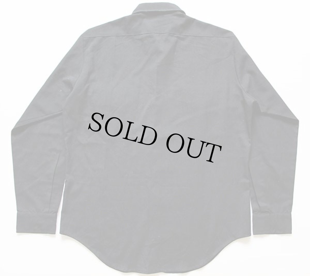 画像2: 70s 米軍 U.S.NAVY BLUE NAVY SHADE 3346 シャツ 黒 (2)