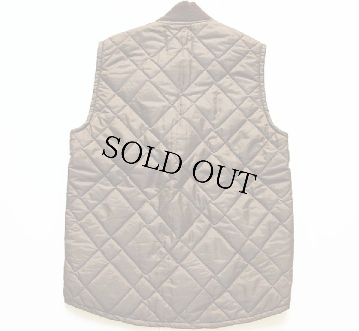 画像2: 70s OSHKOSH キルティングベスト 茶 S (2)