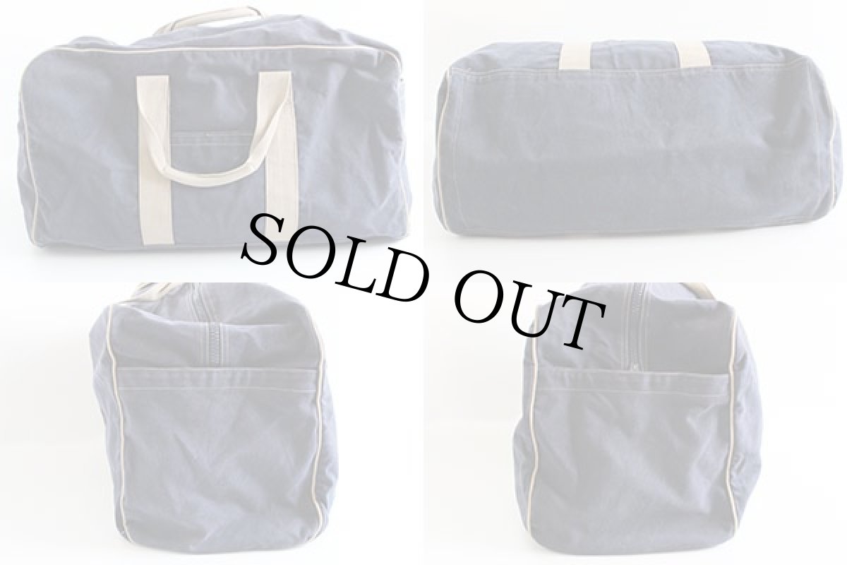 画像2: 80s HIGH SIERRA キャンバス ダッフルバッグ 紺 (2)