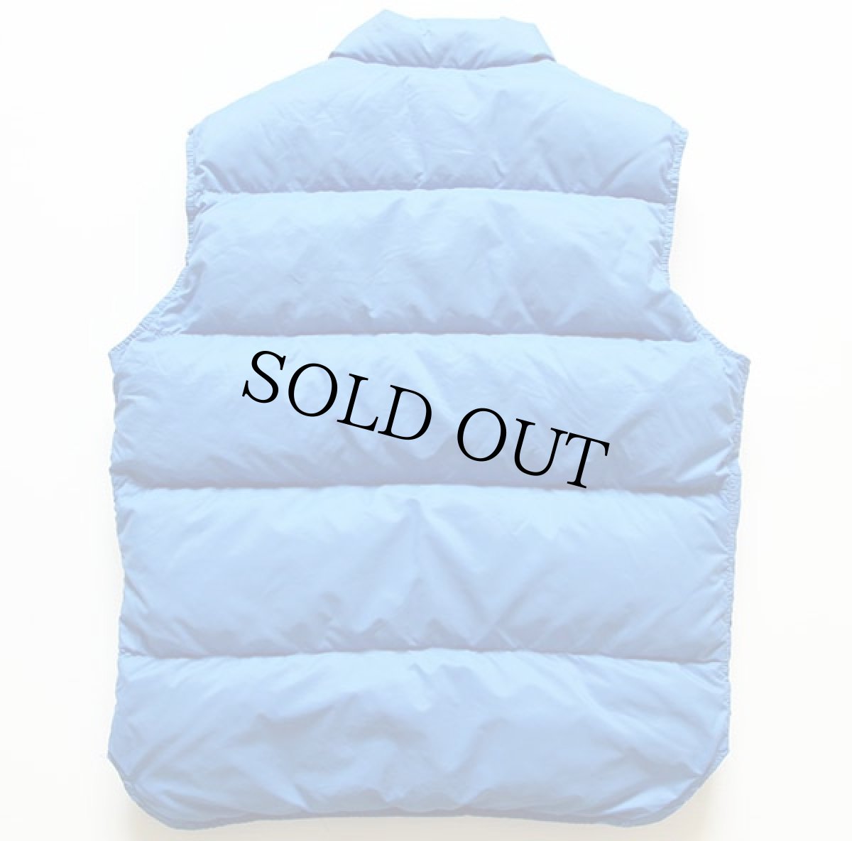 画像2: 70s Woolrichウールリッチ ダウンベスト 青 M (2)