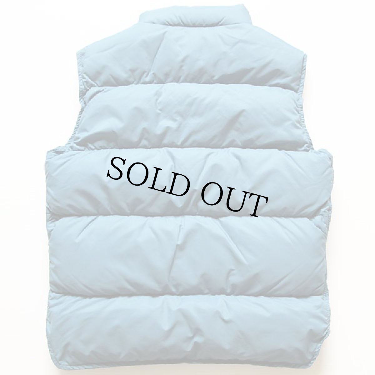 画像2: 70s Woolrichウールリッチ ナイロン ダウンベスト アクアマリン M (2)