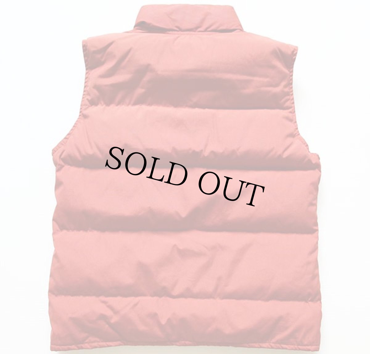 画像2: 80s USA製 CLASS-5 ダウンベスト レンガ S (2)