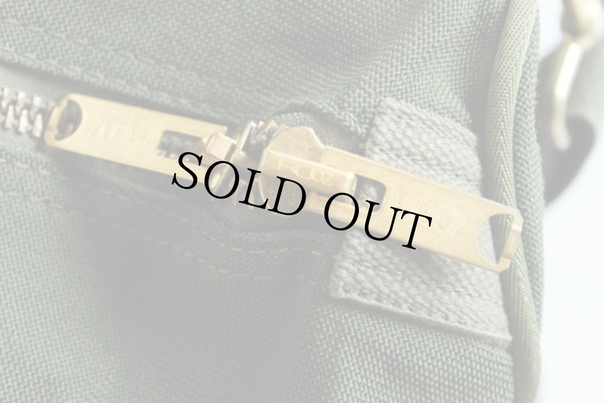 画像7: DIAMOND BLUFF キャンバス×レザー ボストンバッグ 緑 (7)