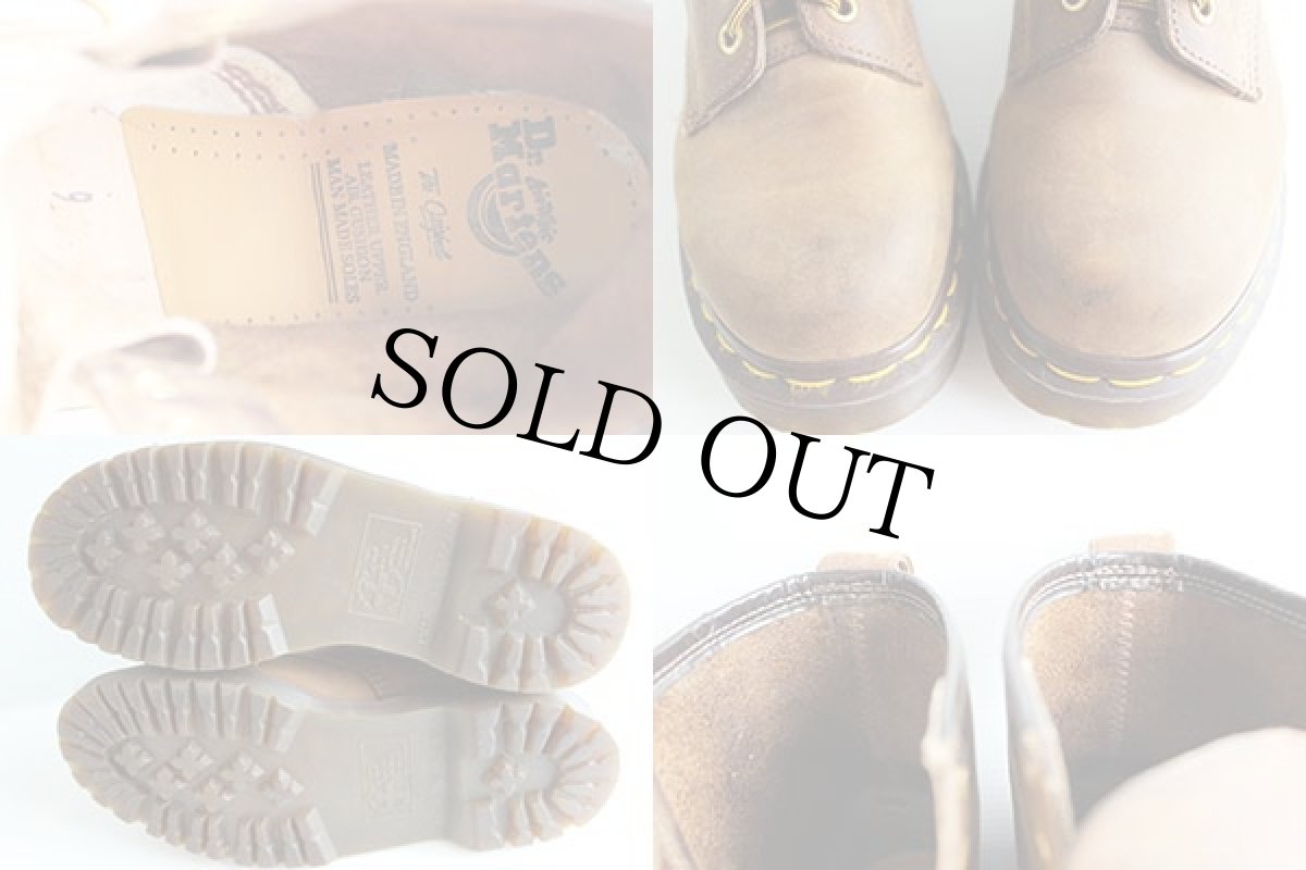 画像3: 英国製 DR.MARTENSドクターマーチン 8ホールブーツ 茶 UK6 (3)