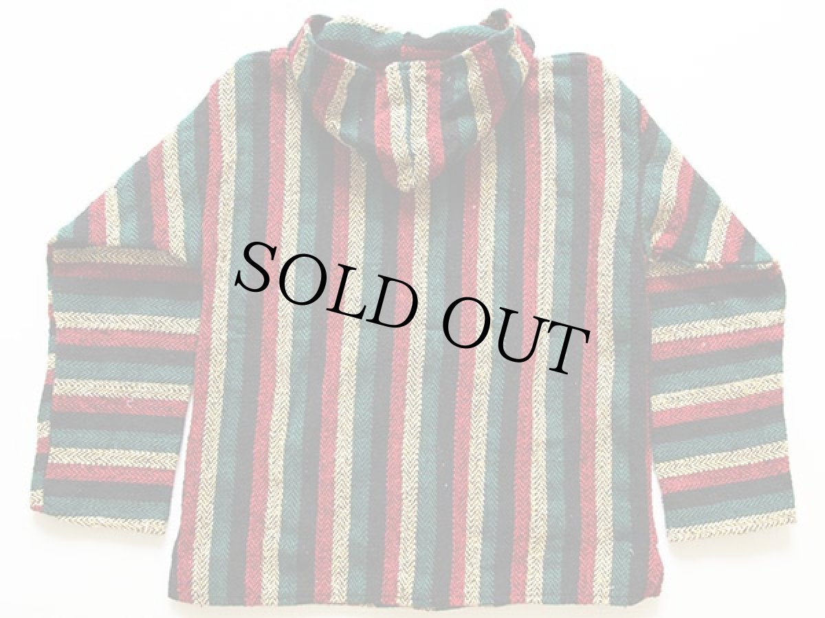 画像2: メキシコ製 GYPSY メキシカンパーカー ラスタXL (2)