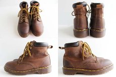 画像2: 英国製 DR.MARTENSドクターマーチン 6ホールブーツ 焦げ茶 UK4 (2)