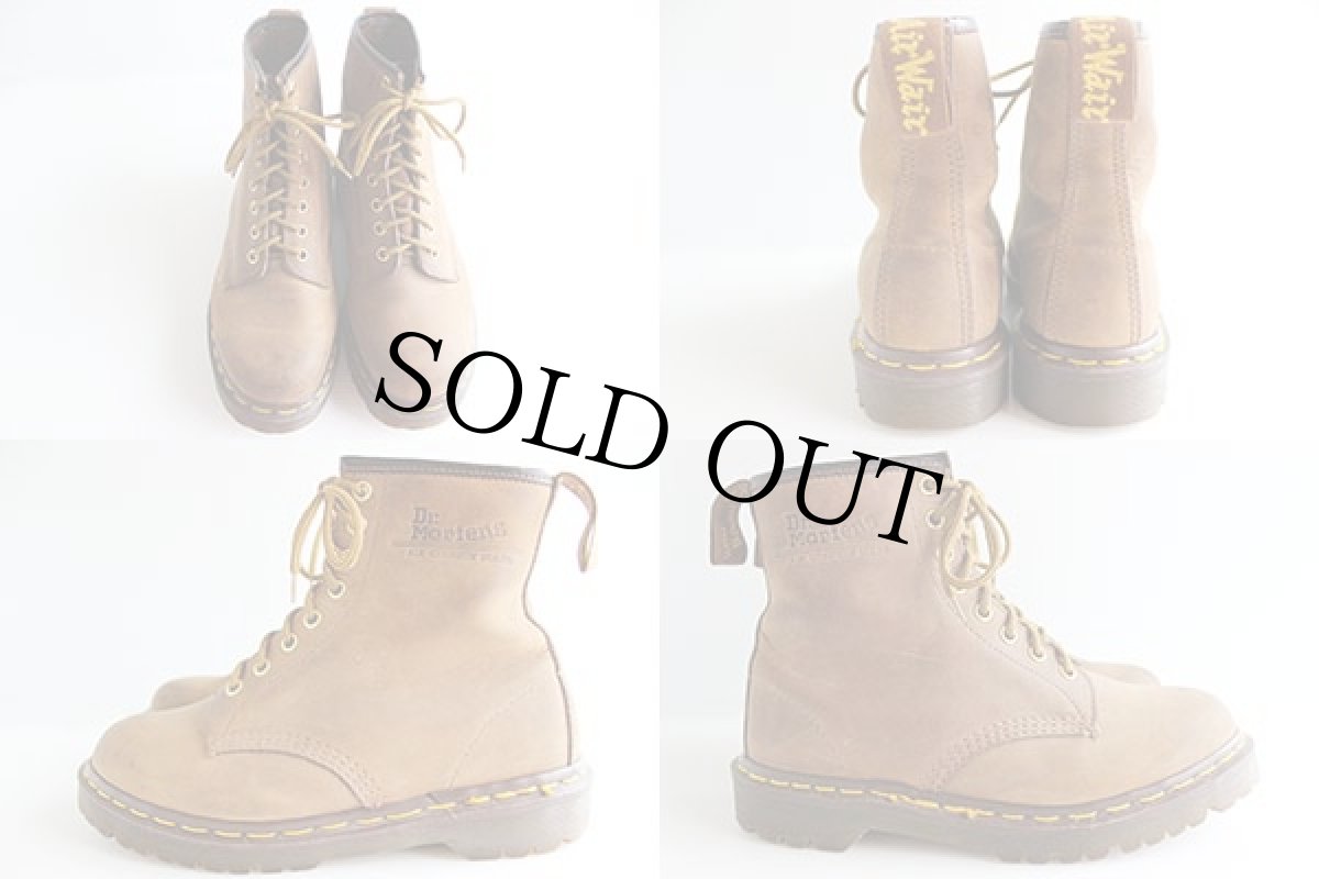 画像2: 英国製 DR.MARTENSドクターマーチン 8ホールブーツ 茶 UK6 (2)