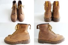 画像2: 英国製 DR.MARTENSドクターマーチン 8ホールブーツ 茶 UK6 (2)