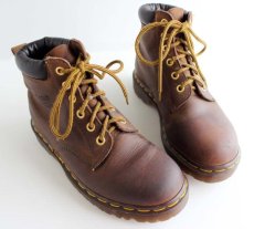 画像1: 英国製 DR.MARTENSドクターマーチン 6ホールブーツ 焦げ茶 UK4 (1)