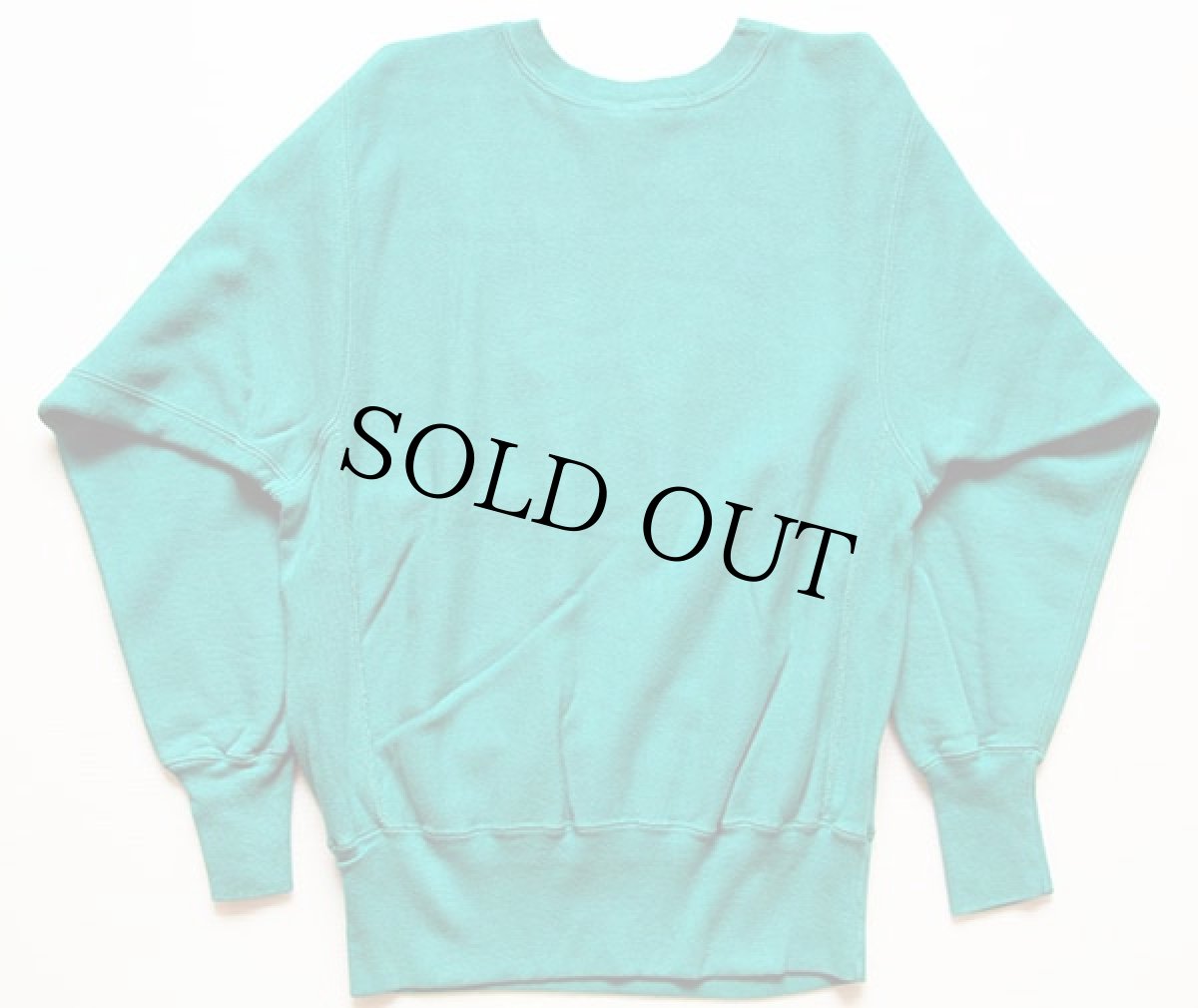 画像2: 90s USA製 Championチャンピオン ワンポイント リバースウィーブ スウェット エメラルドグリーン M (2)